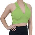 Blusa Feminina Lado Avesso Cropped Cruzado Verde - L1204