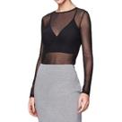 Blusa Feminina Lado Avesso ML Tule Preta - L12440 Blusa Feminina Lado Avesso ML Tule Preta - L12440