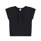Blusa Feminina Lecimar Manga Curta em Crepe Viscose