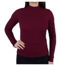 Blusa Feminina Linha Leve ML Canelada Bordô - 3693