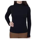 Blusa Feminina Linha Leve ML Gola Alta Preta - 736