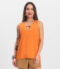 Blusa Feminina Lisa Infinita Cor Laranja
