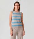 Blusa Feminina Listrada Em Tricot Sea Surf Azul Blusa Feminina Listrada Em Tricot Sea Surf Azul