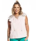 Blusa Feminina Listrada Secret Glam Laranja