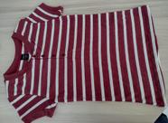 Blusa Feminina listrada vermelha e branco Sigosta tamanho G