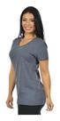 Blusa Feminina Longa Decote V Lisa Blusa Feminina Longa Decote V Lisa