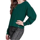 Blusa Feminina Lunender Cropped Verde - 66109