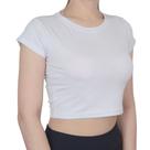 Blusa Feminina LZT Cropped Viscose Branco - 8078