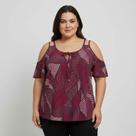 Blusa Feminina Malha Fria Senhoras Plus Soltinhas