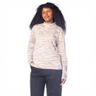 Blusa Feminina Malha Giraffe Zebra Off White/Dourado