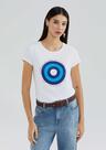 Blusa Feminina Manga Curta Câncer De Mama