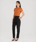 Blusa Feminina Manga Curta Dianna Laranja