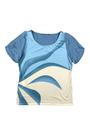 Blusa Feminina Manga Curta Estampada Gola Redonda Miravest - Conforto e Estilo