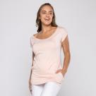 Blusa Feminina Manga Curta Tapa Bumbum com Bolso Blusa Feminina Manga Curta Tapa Bumbum com Bolso