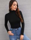 Blusa feminina manga longa Blusa feminina manga longa