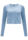 Blusa Feminina Manga Longa Canelada Cropped Lunender Blusa Feminina Manga Longa Canelada Cropped Lunender