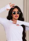 Blusa Feminina Manga Longa com Abertura para Polegar - Estilo e Conforto Versátil