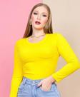 Blusa Feminina Manga Longa Elegante