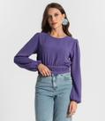 Blusa Feminina Manga Longa Endless Roxo Blusa Feminina Manga Longa Endless Roxo