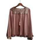 Blusa Feminina Manga Longa Festa Moda Evangelica 366