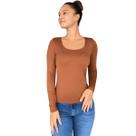 Blusa Feminina Manga Longa Toque Suave Lunender Blusa Feminina Manga Longa Toque Suave Lunender
