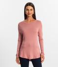 Blusa Feminina Manga Longa Visco Tricot Rovitex Rosa