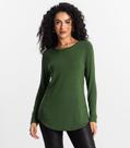 Blusa Feminina Manga Longa Visco Tricot Rovitex Verde