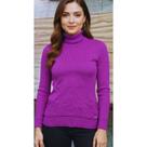 Blusa Feminina ML Inverno Tricot Clajan Fúcsia GG