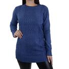 Blusa Feminina Mochine Tricot Azul Jeans - TTRFI845
