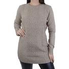Blusa Feminina Mochine Tricot Bege Capuccino - TTRFI84