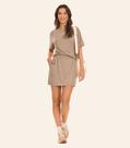 Blusa Feminina Molecotton de Viscose Rovitex Marrom Blusa Feminina Molecotton de Viscose Rovitex Marrom