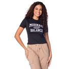 Blusa Feminina Mormaii Baby Tee Cropped Estampa Preto