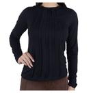 Blusa Feminina Olho Fatal ML Viscose Preta - 601844