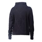 Blusa Feminina Oliveira Malhas Tricot Gola Alta Preto