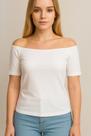 Blusa feminina Ombro a Ombro Básica Toque Macio, Caimento que Valoriza e Conforto para o Dia a Dia Blusa feminina Ombro a Ombro Básica Toque Macio, Caimento que Valoriza e Conforto para o Dia a Dia
