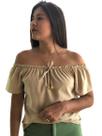 Blusa Feminina Ombro a Ombro no Tecido Sedinha