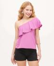 Blusa Feminina Ombro Só Babado Marisa-19007