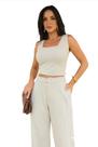 Blusa Feminina Perfect Way Nv 644161 A G Cinza