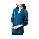 Blusa Feminina Plus Size 5XL - Manga Longa Casual para Primavera/Verão Blusa Feminina Plus Size 5XL - Manga Longa Casual para Primavera/Verão