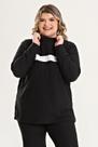Blusa Feminina Plus Size Confort Ribana Milano C/ Faixa Contrastantes - Serena