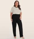 Blusa Feminina Plus Size Gola Redonda Secret Glam Bege