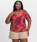 Blusa Feminina Plus Size Infinita Cor Rosa