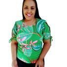 Blusa Feminina Plus Size Lançamento Moda Jovem Linda