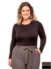 Blusa Feminina Plus Size Malha Flamê Blusa Feminina Plus Size Malha Flamê