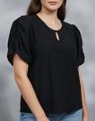Blusa Feminina Plus Size Malha Laise