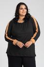 Blusa Feminina Plus Size Malha Suede Mangas Morcego - Serena Blusa Feminina Plus Size Malha Suede Mangas Morcego - Serena