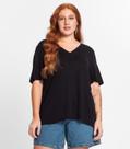 Blusa Feminina Plus Size Secret Glam Preto