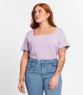Blusa Feminina Plus Size Secret Glam Roxo Blusa Feminina Plus Size Secret Glam Roxo