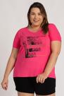 Blusa Feminina Plus Size Visco Estampada "Love The Air Beautiful" - Serena