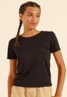Blusa Feminina Preta Fitness Poah Noah Blusa Feminina Preta Fitness Poah Noah